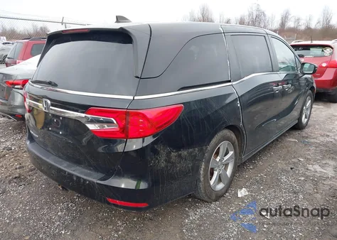 2019 Honda Odyssey Ex z USA, uszkodzony, nr VIN 5FNRL6H53KB019373